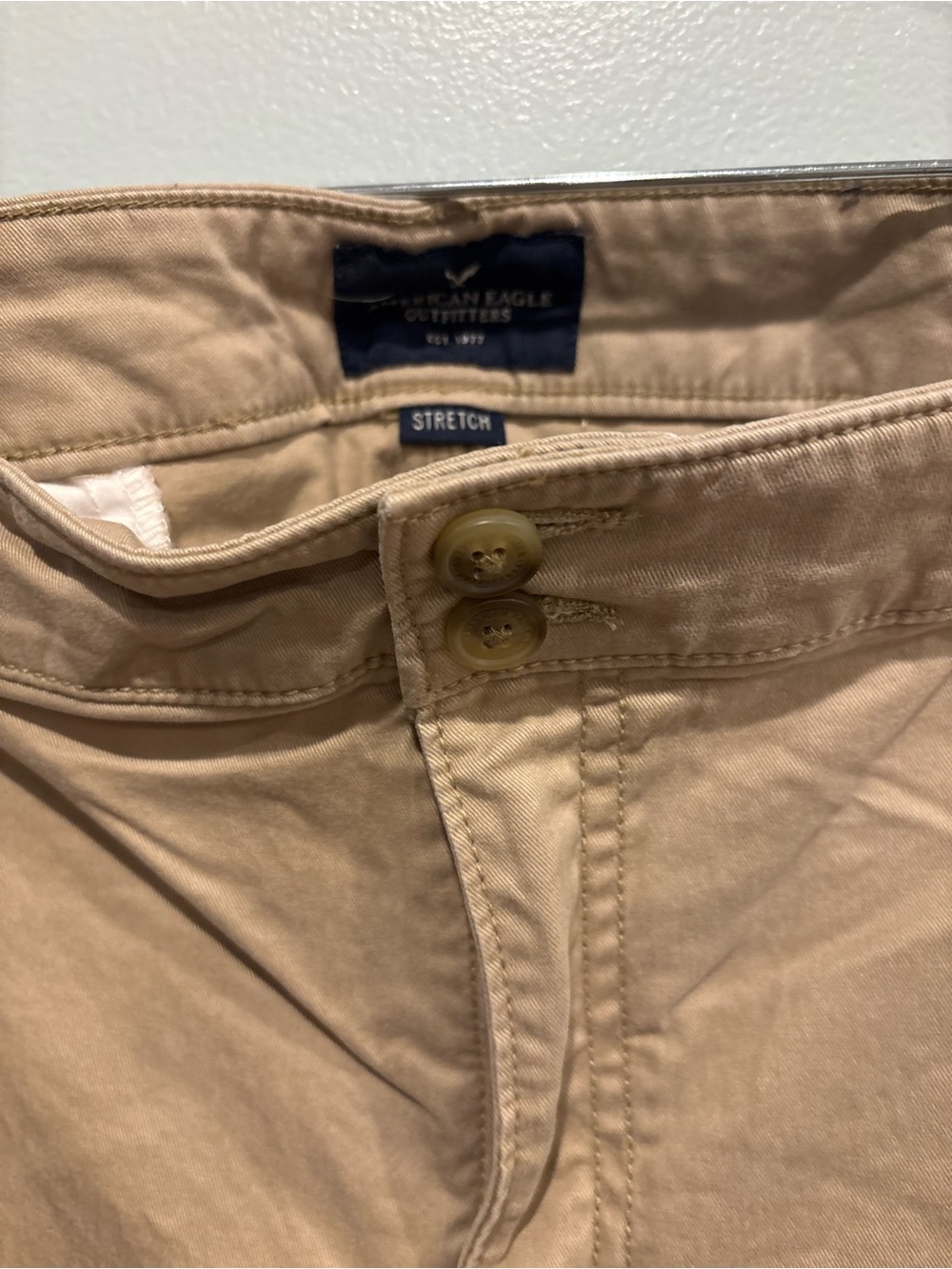 American Eagle Outfitters Stretch Chino Pants in Tan - Picture 2 of 4